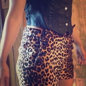 Animal Print shorts